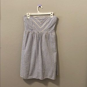 Old Navy Striped Strapless Dress